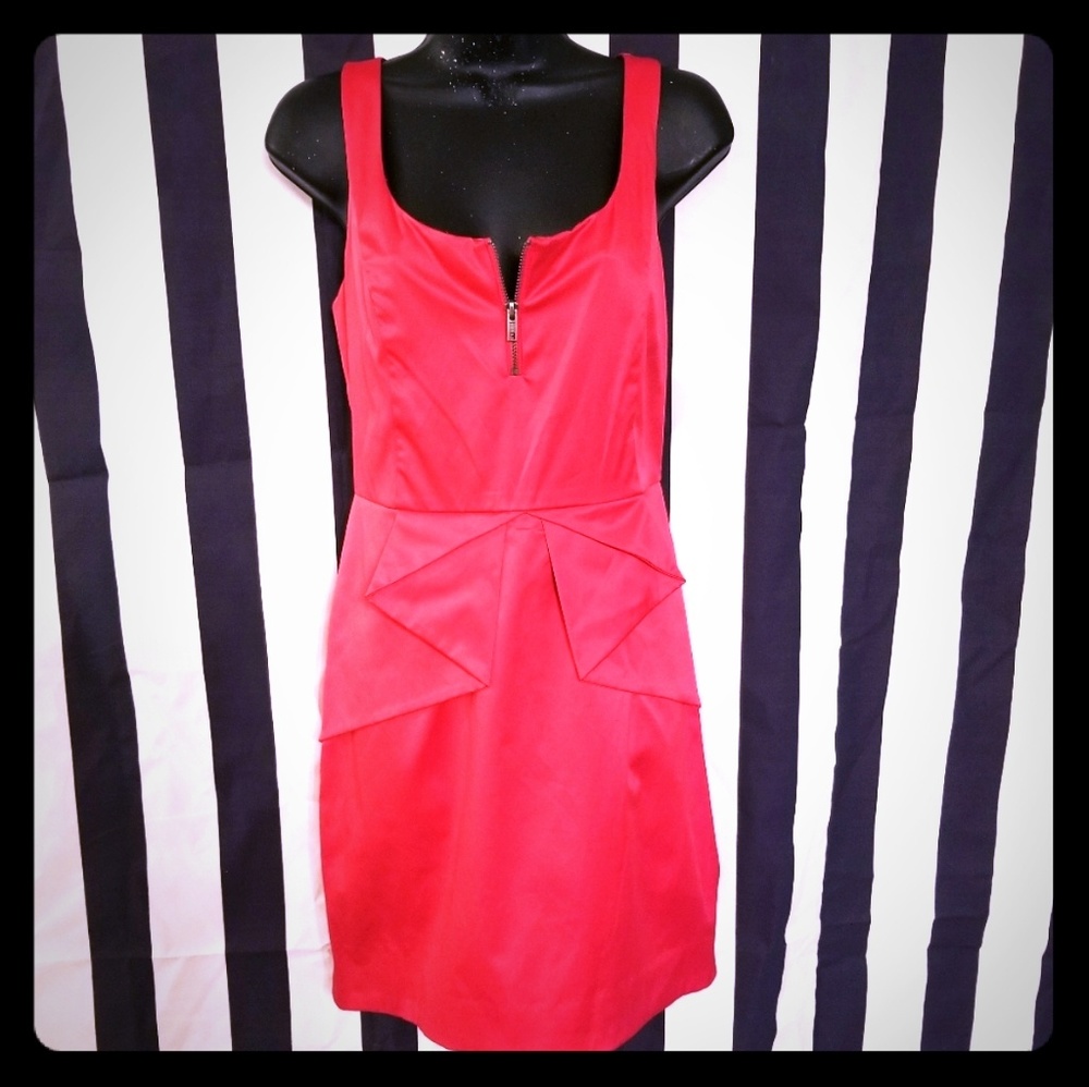 BCBG Hot Pink Cocktail Dress